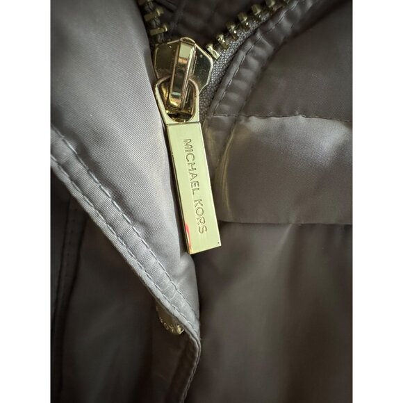 Michael Kors Missy Quilted Midi Down Small Jacket - Picture 6 of 12